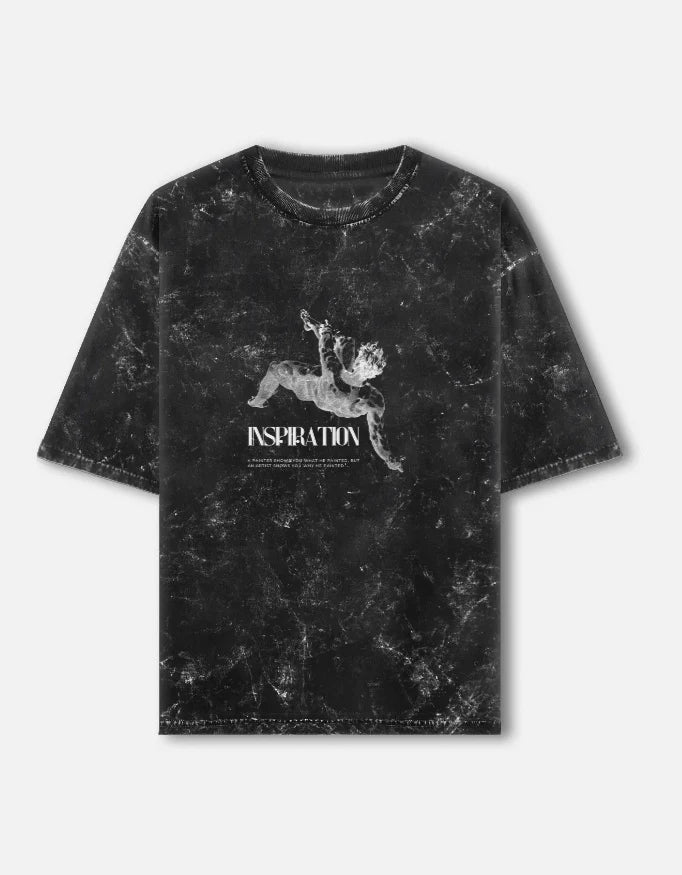 Unisex Acid Washed Oversized Tee