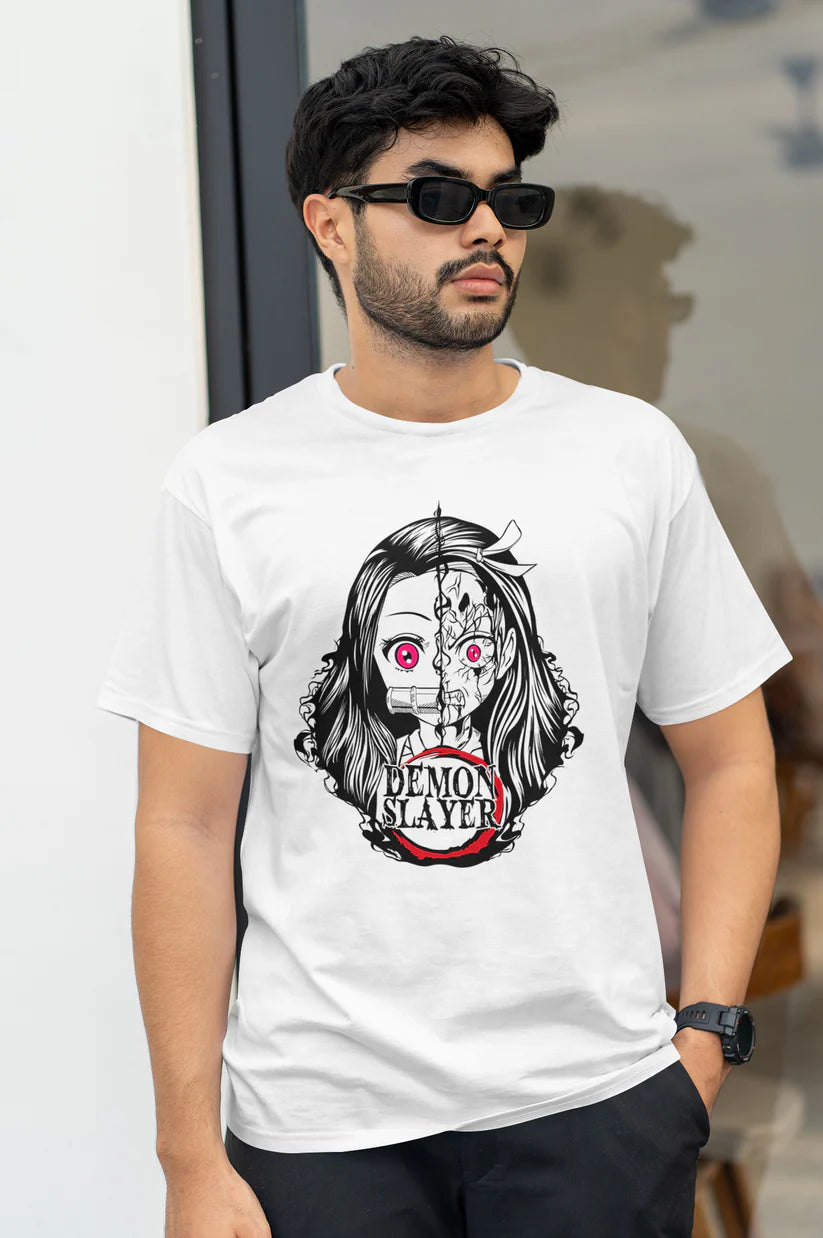 Breathe Like a Slayer" – Demon Slayer Front Print Tee